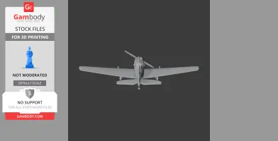 De Havilland Canada DHC-1 Chipmunk - Scale Vehicle STL
