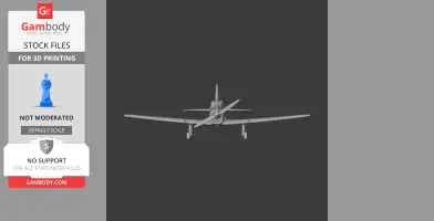 De Havilland Canada DHC-1 Chipmunk - Scale Vehicle STL