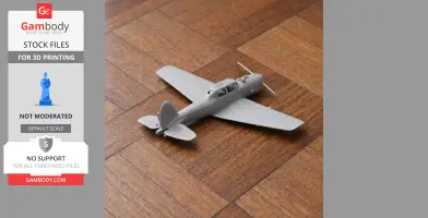 De Havilland Canada DHC-1 Chipmunk - Scale Vehicle STL
