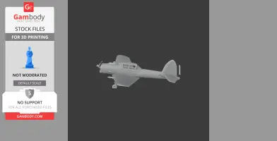 De Havilland Canada DHC-1 Chipmunk - Scale Vehicle STL
