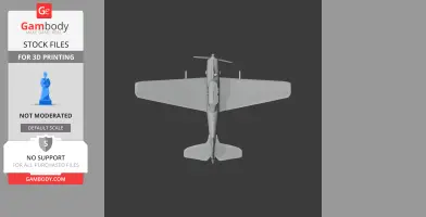 De Havilland Canada DHC-1 Chipmunk - Scale Vehicle STL