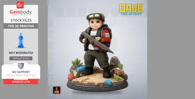 Bancho - Dave the Diver - Character Figure STL