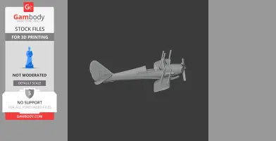 de Havilland Tiger Moth - Scale Vehicle STL