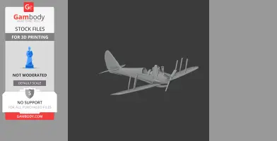 de Havilland Tiger Moth - Scale Vehicle STL