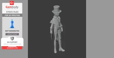 Lyney - Genshin Impact Figurine - Character Figure STL