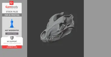 Thylaconus Skull - Skull Replica STL