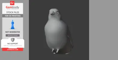 Band-tailed sierra finch - Prehistoric Animal STL