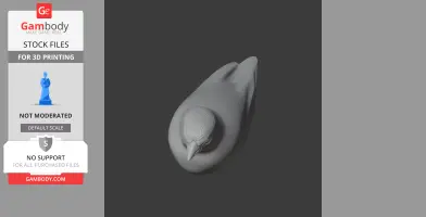 Band-tailed sierra finch - Prehistoric Animal STL