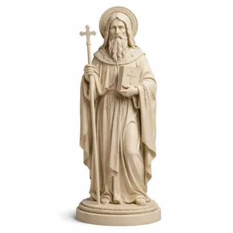 Saint Aphrahat - Devotional Statue - STL 3D Print