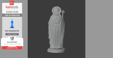 Saint Aphrahat - Devotional Statue - STL 3D Print