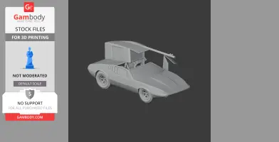 De Tomaso Mangusta - Scale Vehicle STL
