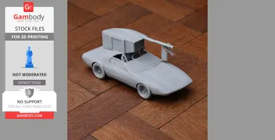 De Tomaso Mangusta - Scale Vehicle STL