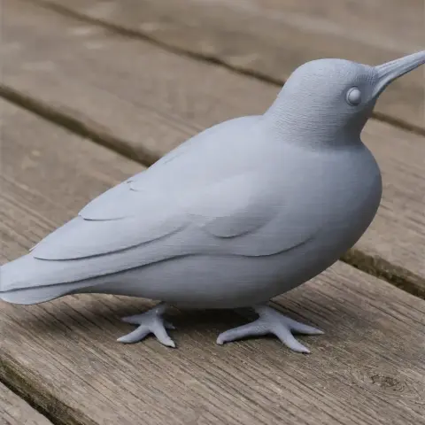 Banded antbird - Prehistoric Animal STL