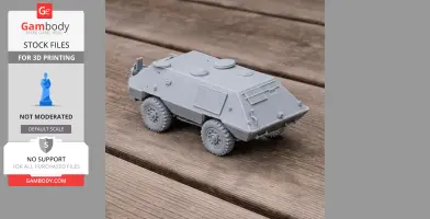 Mowag MR 8 - Tank Model STL