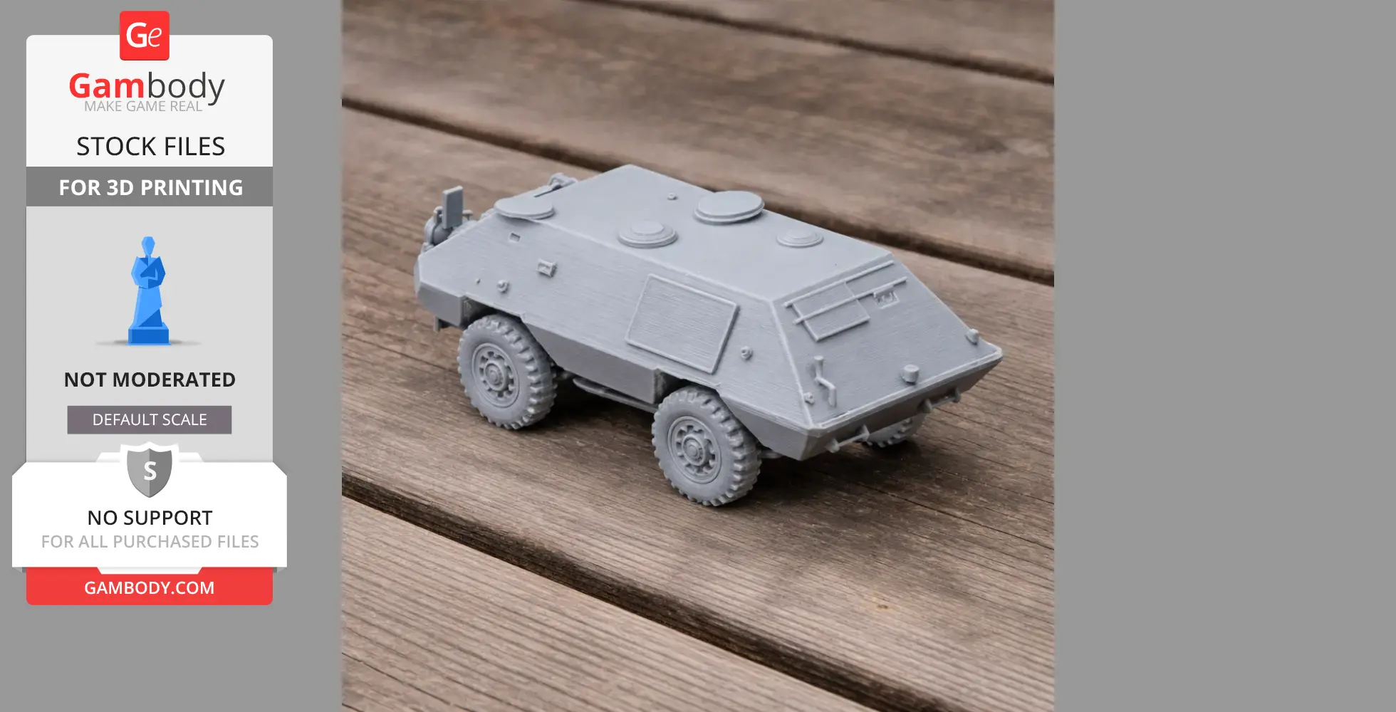 Mowag MR 8 - Tank Model STL