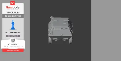 Mowag MR 8 - Tank Model STL