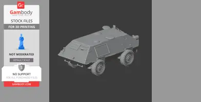 Mowag MR 8 - Tank Model STL