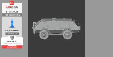 Mowag MR 8 - Tank Model STL