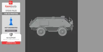 Mowag MR 8 - Tank Model STL