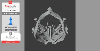 Tiger Shark Skull - Skull Replica STL