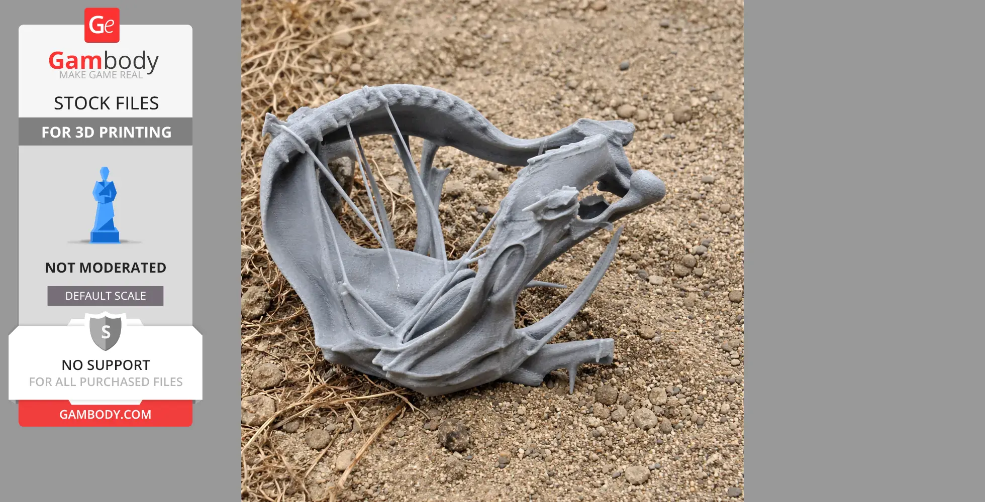 Tiger Shark Skull - Skull Replica STL