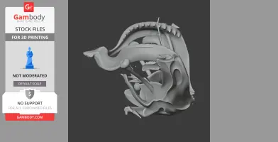 Tiger Shark Skull - Skull Replica STL