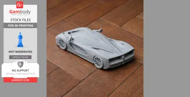 De Tomaso P72 - Scale Vehicle STL