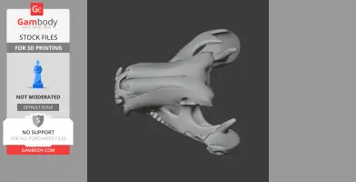 Tiger Skull - Skull Replica STL