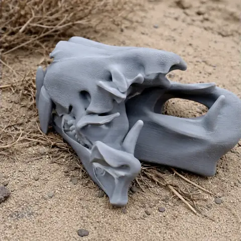 Tiger Skull - Skull Replica STL