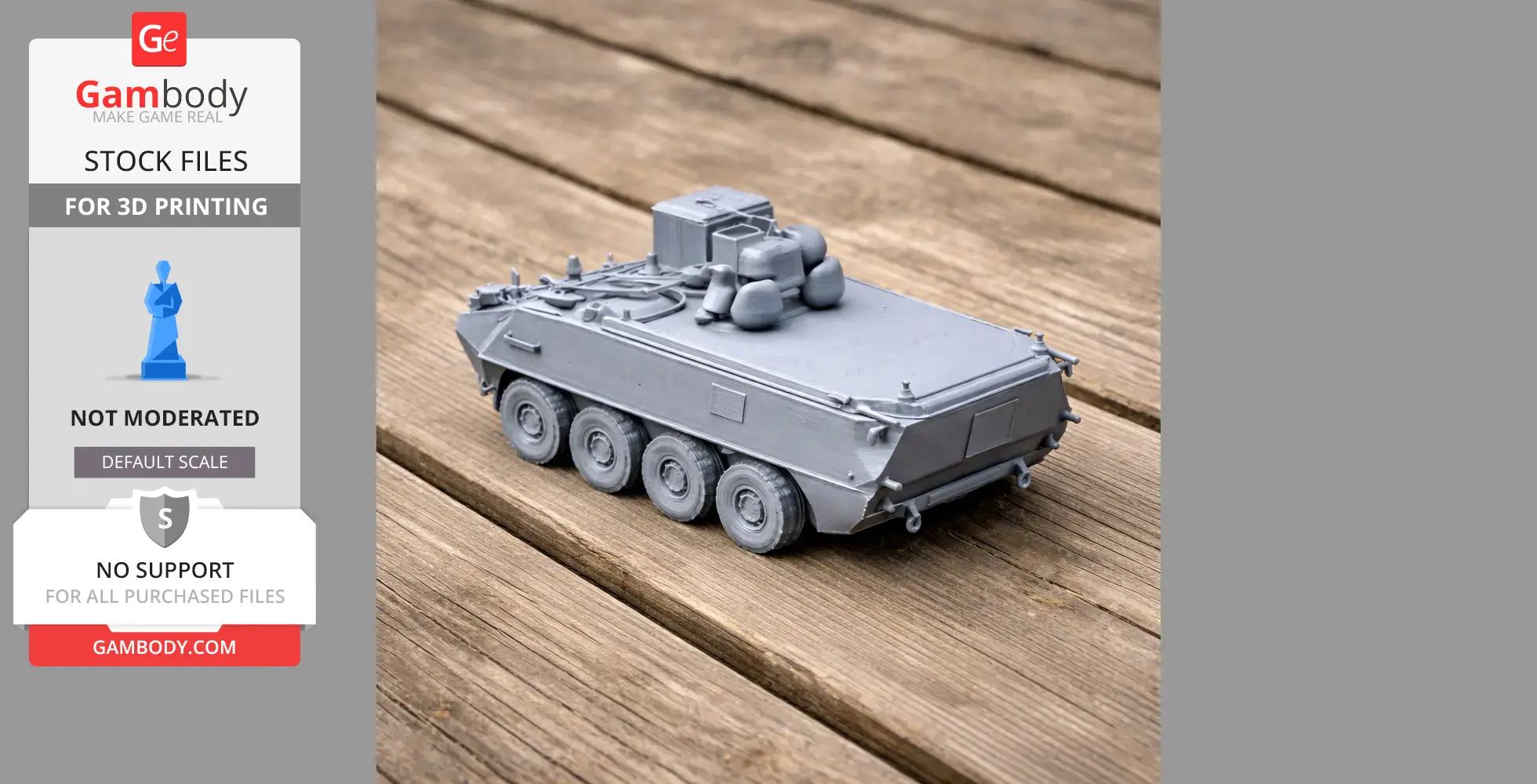 Mowag Piranha - Tank Model STL