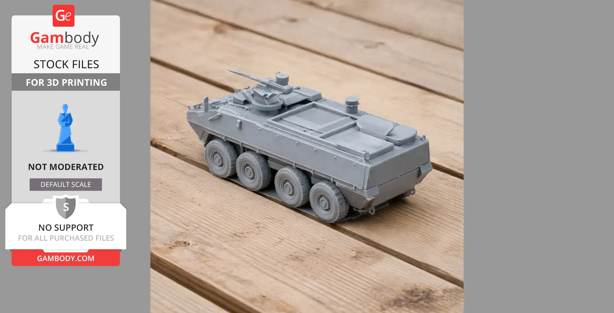 Mowag Piranha III - Tank Model STL