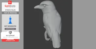 Banded broadbill - Prehistoric Animal STL