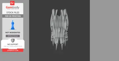 Tiger Snake Skull - Skull Replica STL