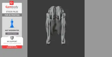 Tiger Snake Skull - Skull Replica STL