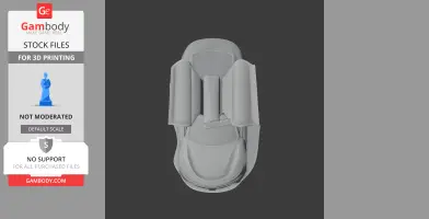 DeLorean Alpha5 - Scale Vehicle STL