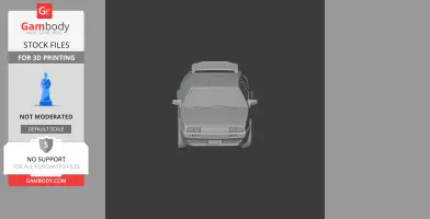 DeLorean DMC-12 - Scale Vehicle STL