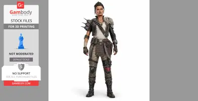 Mad Maggie - Apex Legends Figurine - Character Figure STL