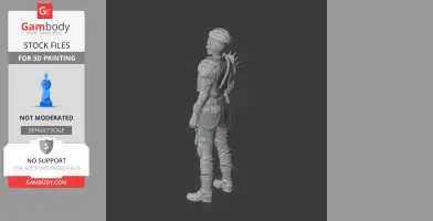 Mad Maggie - Apex Legends Figurine - Character Figure STL