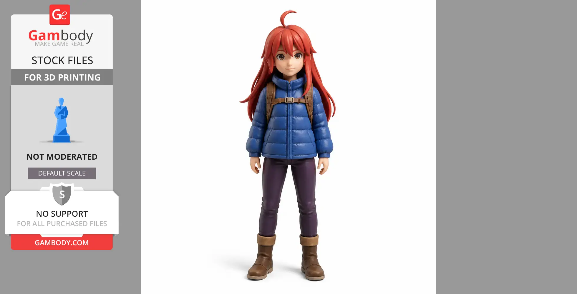 Madeline - Celeste Figurine - Character Figure STL