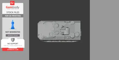 Mowag Tornado infantry fighting vehicle - Tank Model STL