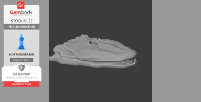 Tiktaalik Skull - Skull Replica STL