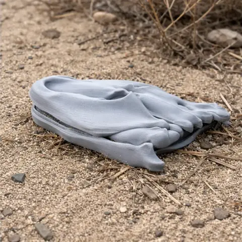 Tiktaalik Skull - Skull Replica STL