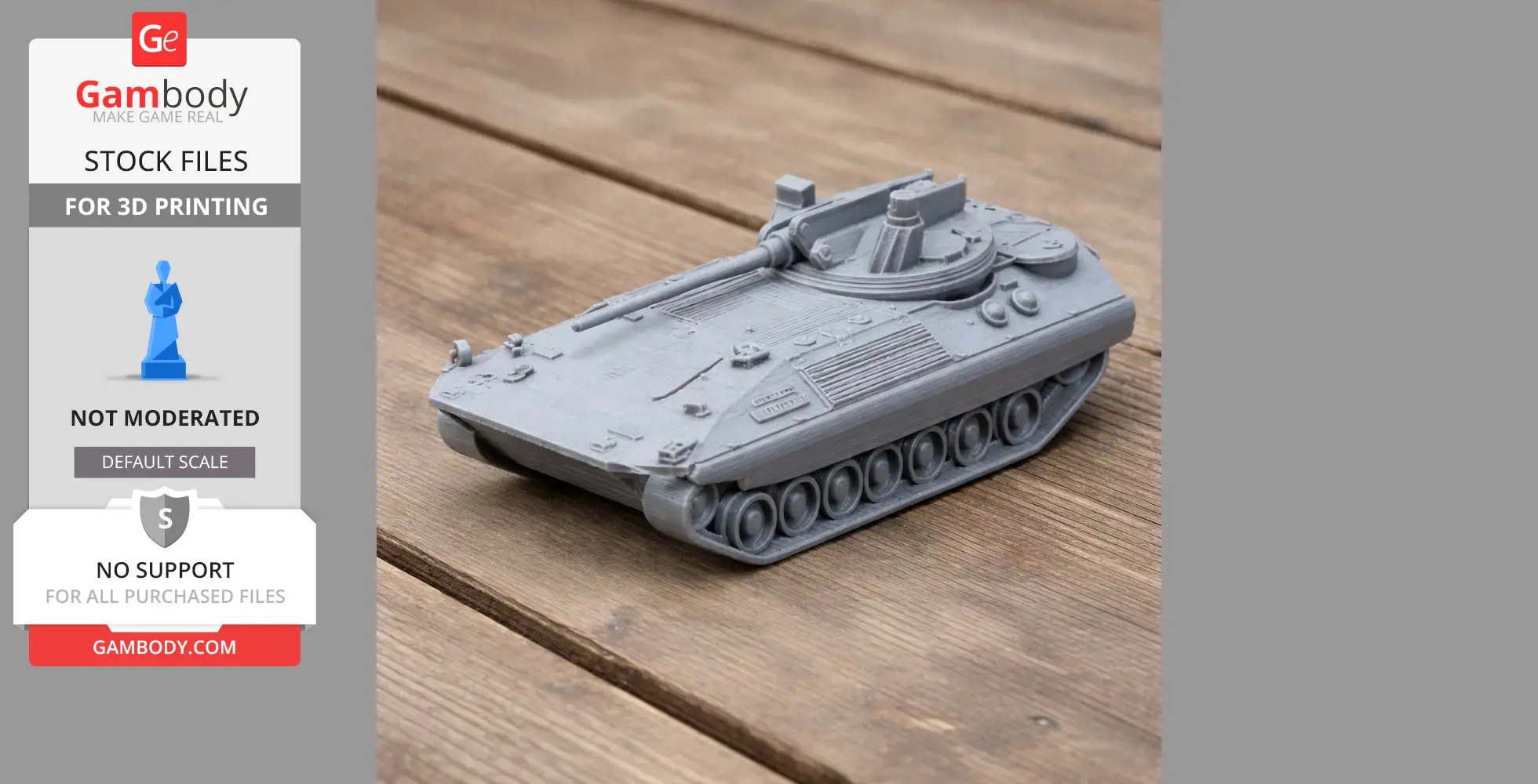 Mowag Trojan infantry fighting vehicle - Tank Model STL
