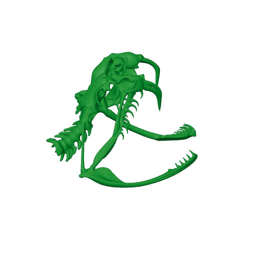 Timber Rattlesnake Skull.3mf