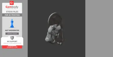 3D model of a Tlatolophus dinosaur skull, designed for 3D printing.