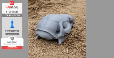 Tree Shrew Skull - Skull Replica STL