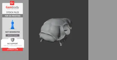 Tree Shrew Skull - Skull Replica STL