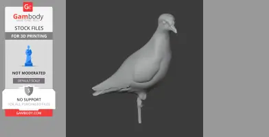 Banded lapwing - Prehistoric Animal STL
