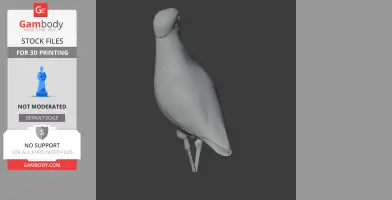 Banded lapwing - Prehistoric Animal STL