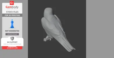 Banded martin - Prehistoric Animal STL